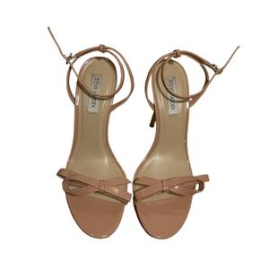 Steve Madden Bradshaw Dress Sandals (Heels) in Blush Patent